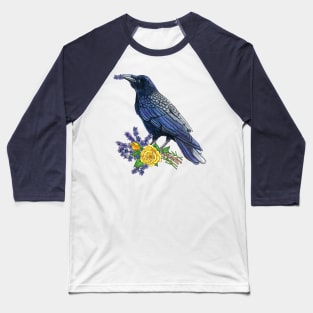 Raven and Roses Baseball T-Shirt